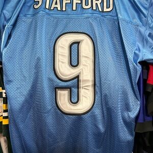 Reebok Blue NFL Jersey with Number 56
